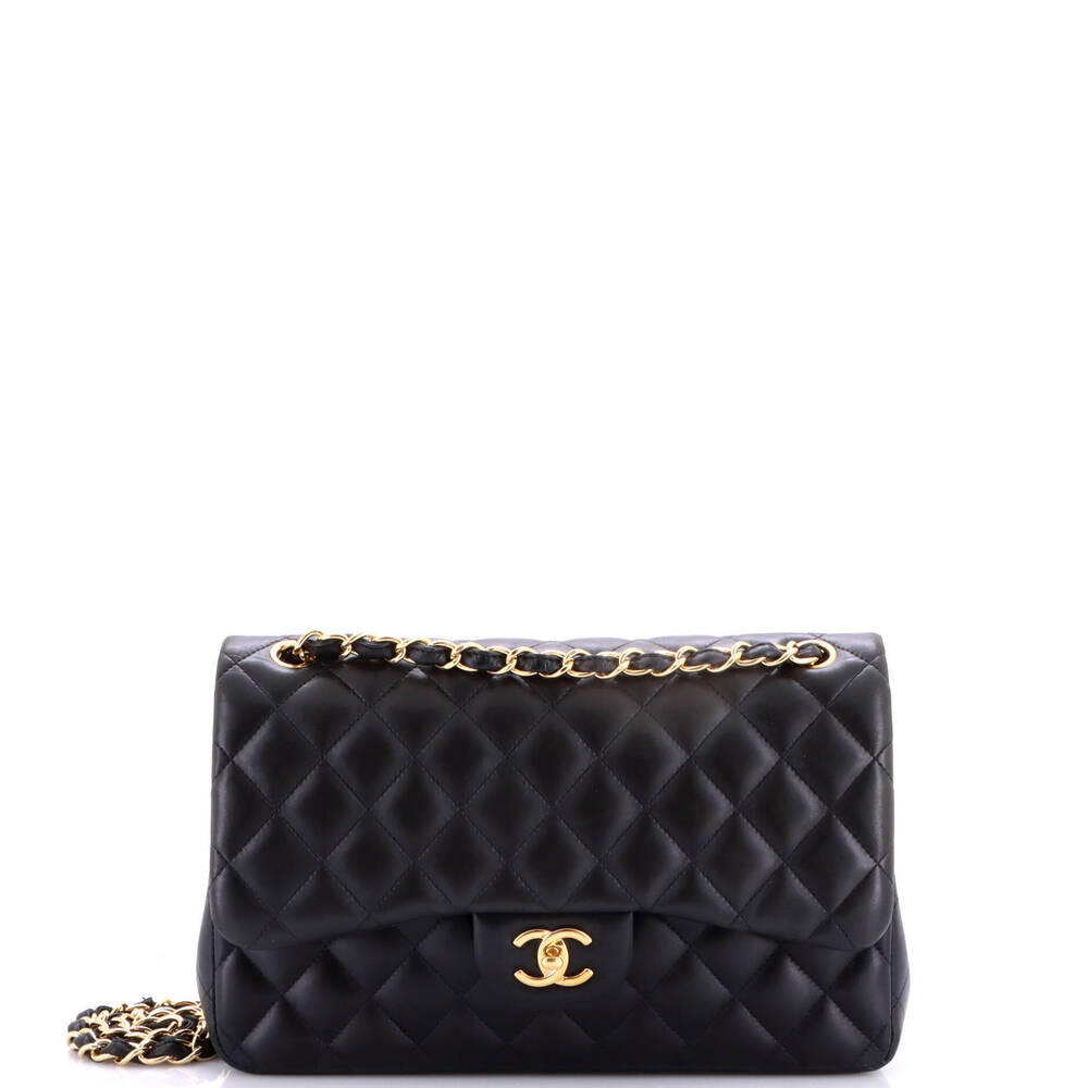 Chanel Jumbo Classic Double Flap Bag Quilted Lambskin